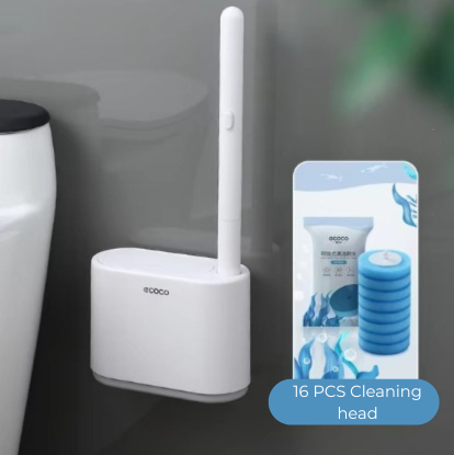 Engångsborste för toalett med färdig doserad rengöring