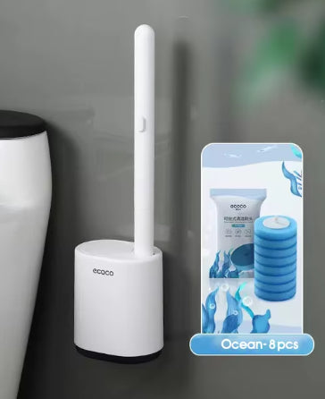 Engångsborste för toalett med färdig doserad rengöring