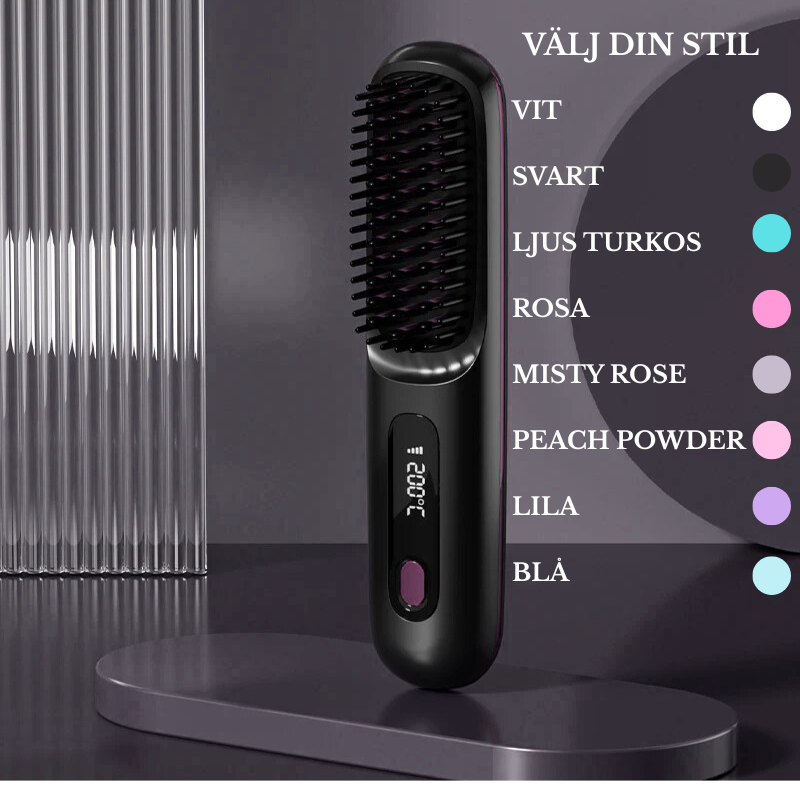 Stylist Pro – Trådlös 2-i-1 Stylingborste