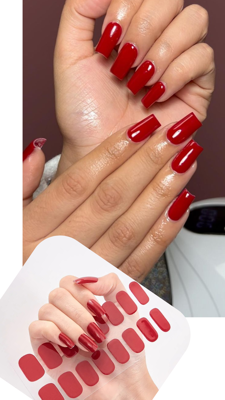 Självhäftande nagel-stickers