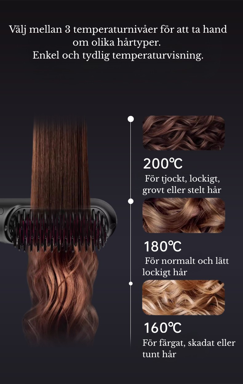 Stylist Pro – Trådlös 2-i-1 Stylingborste