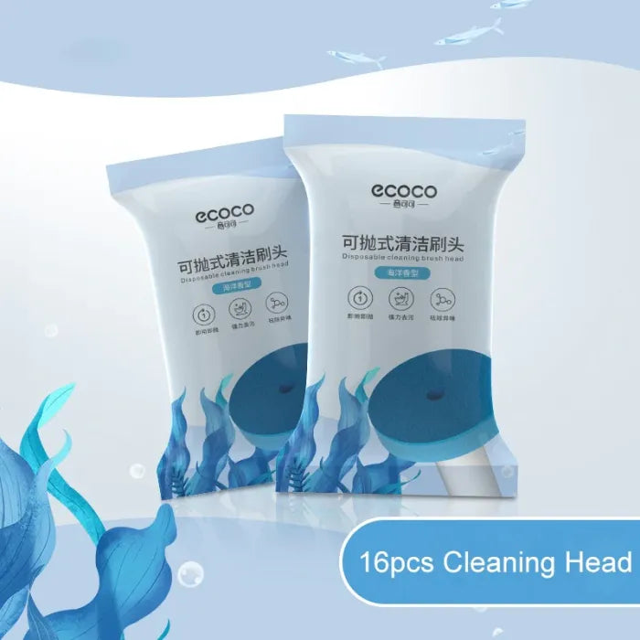 Engångsborste för toalett med färdig doserad rengöring