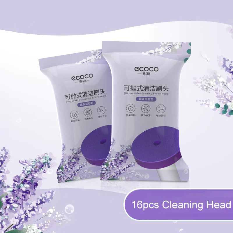 Engångsborste för toalett med färdig doserad rengöring