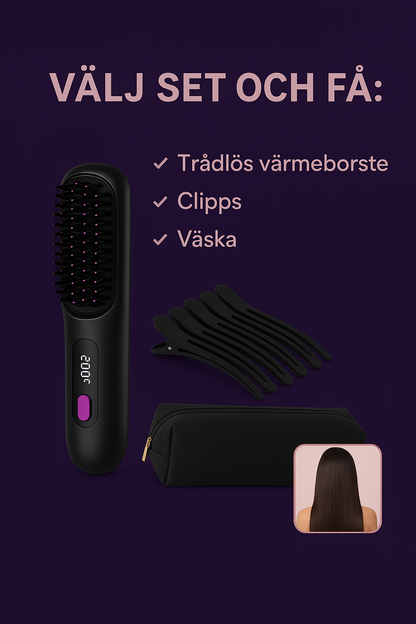 Stylist Pro – Trådlös 2-i-1 Stylingborste