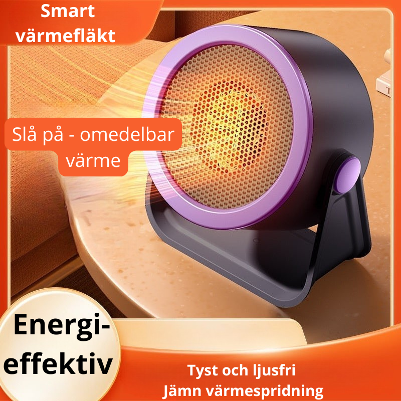 Energisnål värmefläkt – kompakt, säker & effektiv